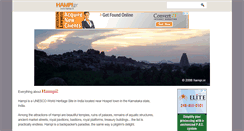 Desktop Screenshot of hampi.in